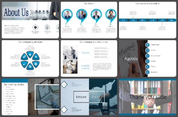 Profile Slides Powerpoint Templates